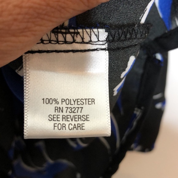 Apt 9 Womens Top Blouse Button Down Front Long Sleeves L Large Petite - Picture 3 of 9